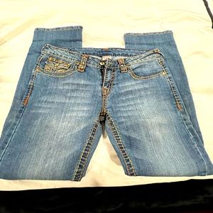 True Religion low rise straight leg size 32